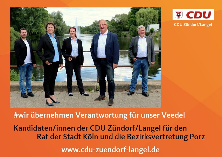 Kandidaten/innen CDU Zndorf/Langel Kommunalwahl 2020